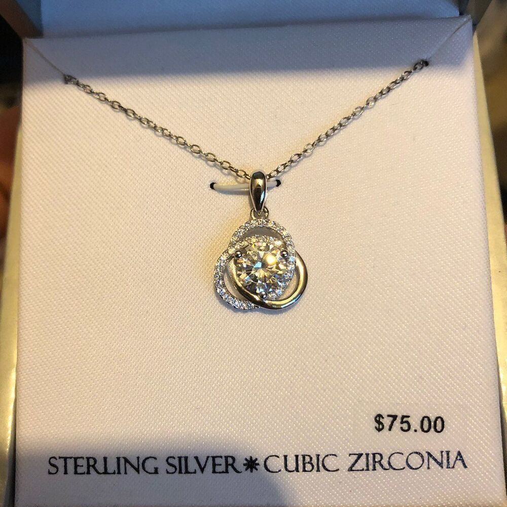 Sterling Silver Love Knot Necklace